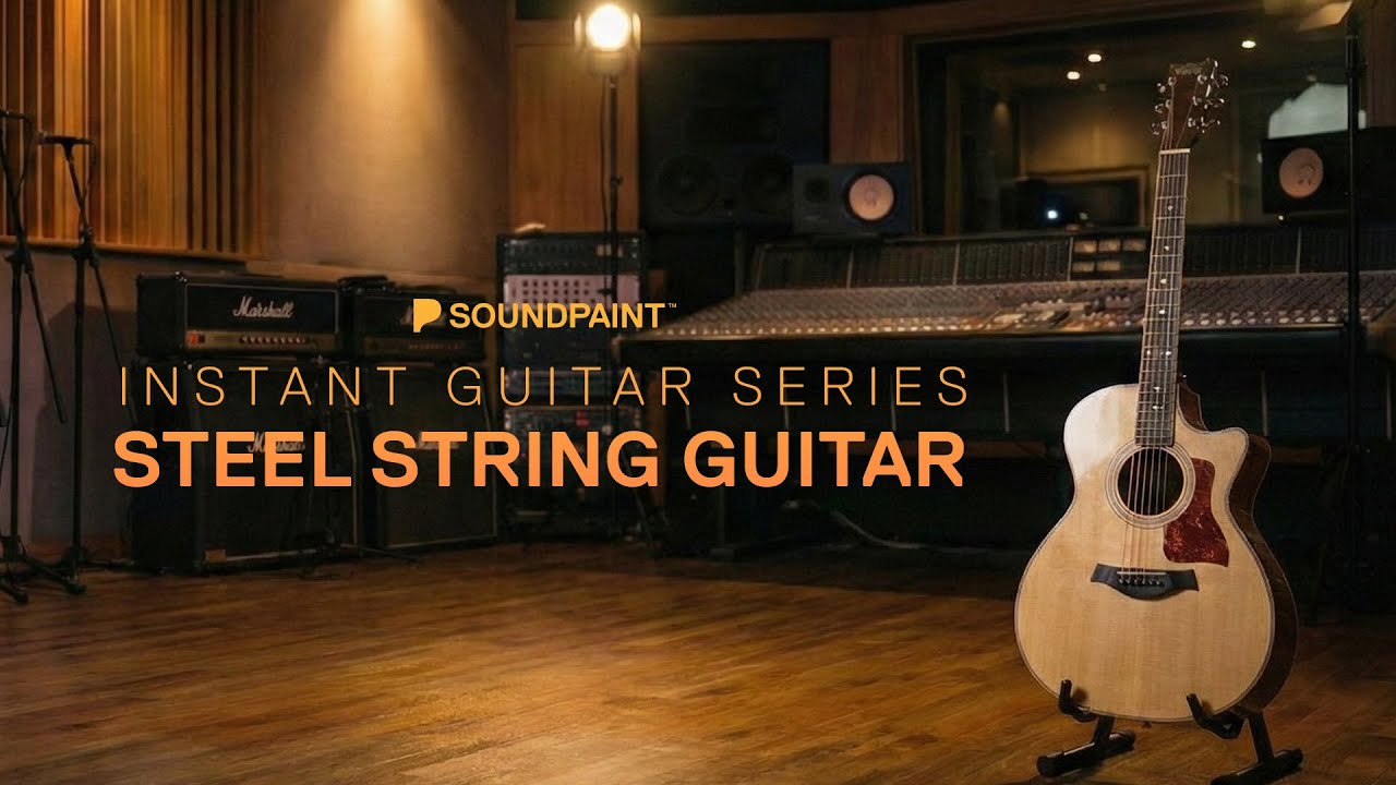 Soundpaint Instant Steel String Guitar: Now with DAW Sync & Time Pro