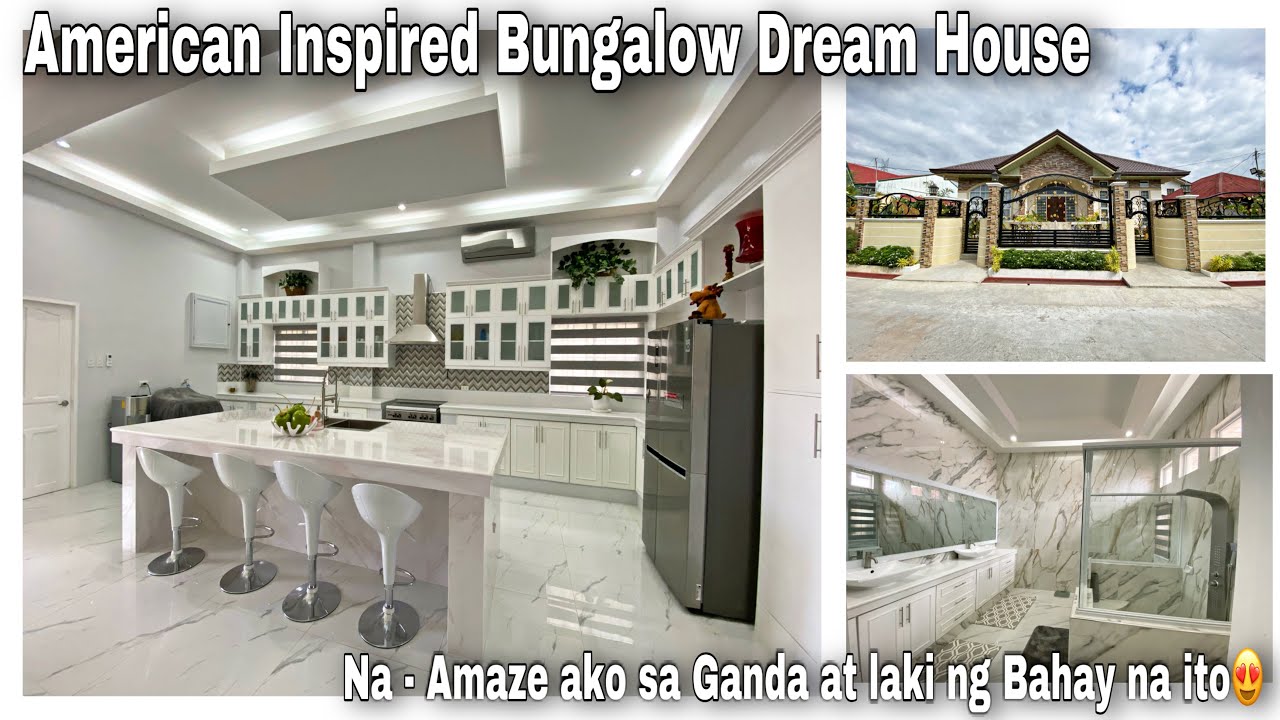 American inspired Bungalow Dream House Ng isa nating subscribers / Ang Ganda Ng bahay na ito