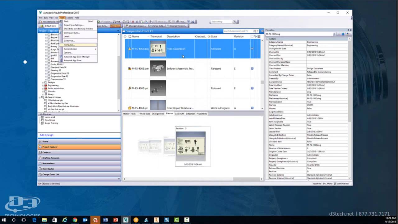 D3 TECHNOLOGIES - Automated Publishing in Autodesk Vault (Webcast)