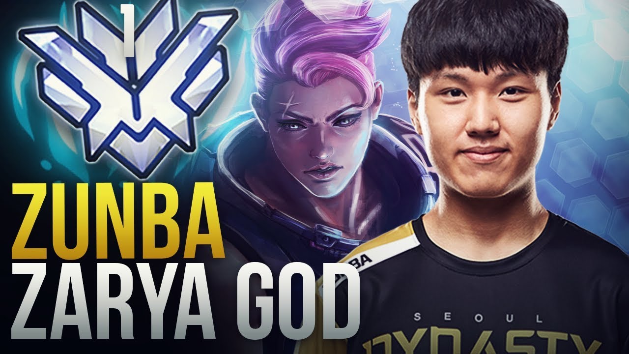 Zunba - #1 KOREAN ZARYA GOD - Overwatch Montage