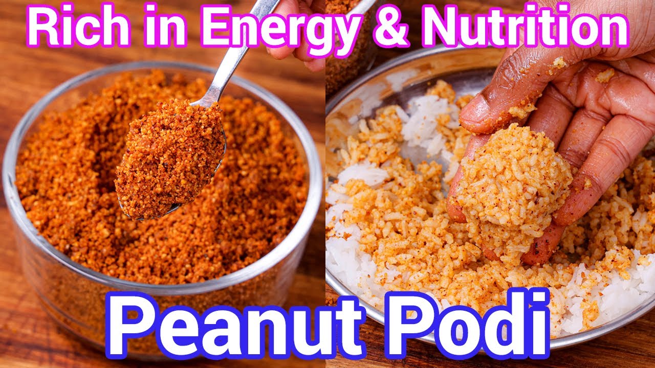 Multipurpose Peanut Chutney Powder - Groundnut Podi Recipe - Idli, Dosa, Rice | Shenga Chutney Pudi