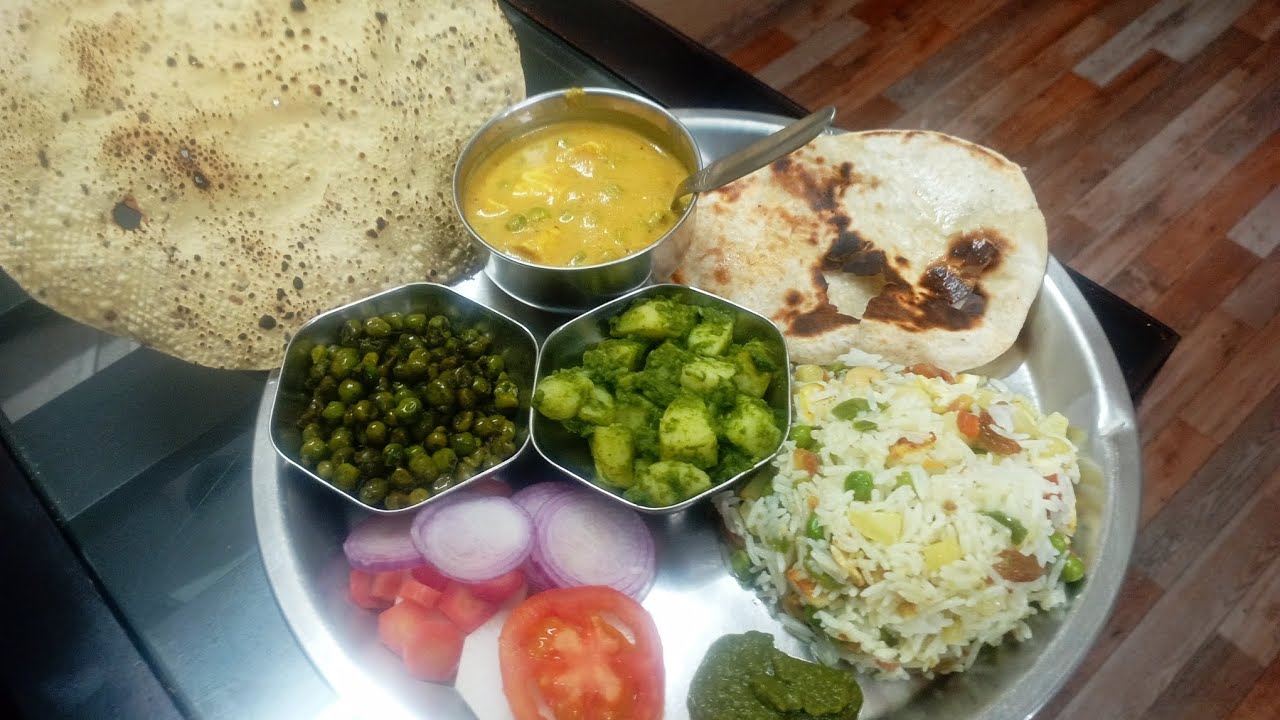 Matar paneer & vegetable pulao #gharkakhanna 