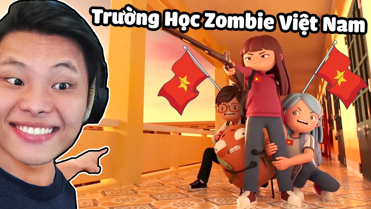 TRƯỜNG HỌC ZOMBIE VIỆT NAM🧟📚🎒JAYGRAY SỐC NẶNG VÌ HOẠT HÌNH ZOMBIE MẮT LÁC - 15 PHÚT TRƯỚC TẬN THẾ