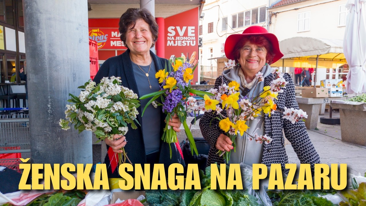ŠIBENSKI PAZAR 🍅 Puna pijaca domaće spize, ljubavi i dobre atmosfere