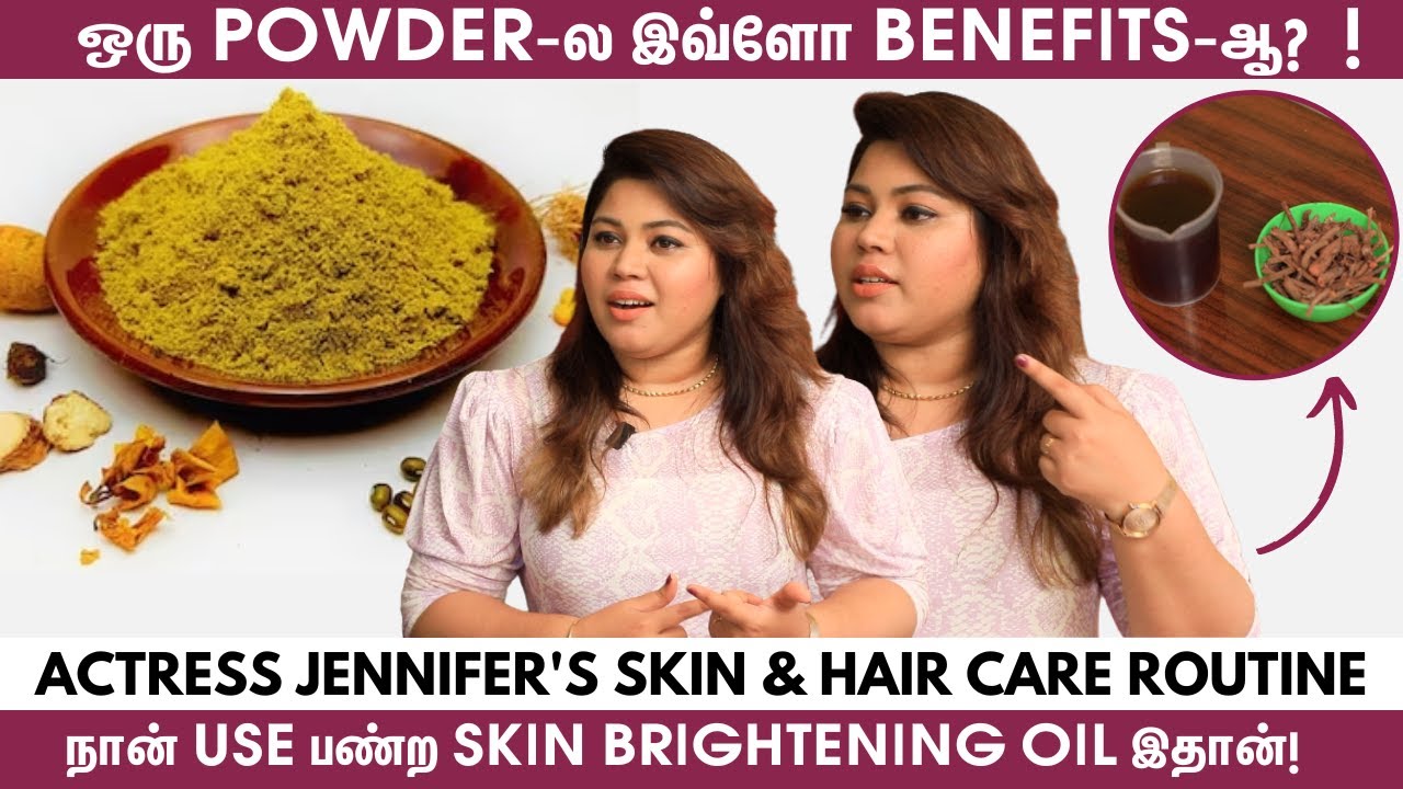 Clear Skin-க்கு இந்த Powder & Oil தான் Use பண்றேன்! Actress Nancy Jennifer's Skin Care Secrets
