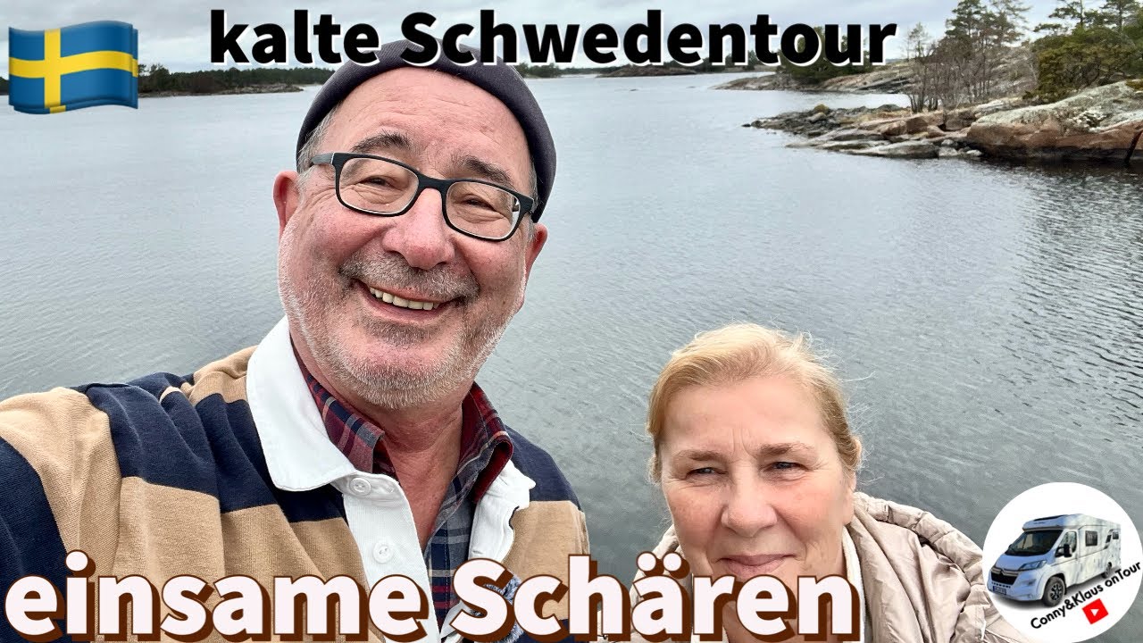 #191 Schmuddelwetter in Västervik, einsamer Stellplatz in den Schären, Schweden mit dem Wohnmobil