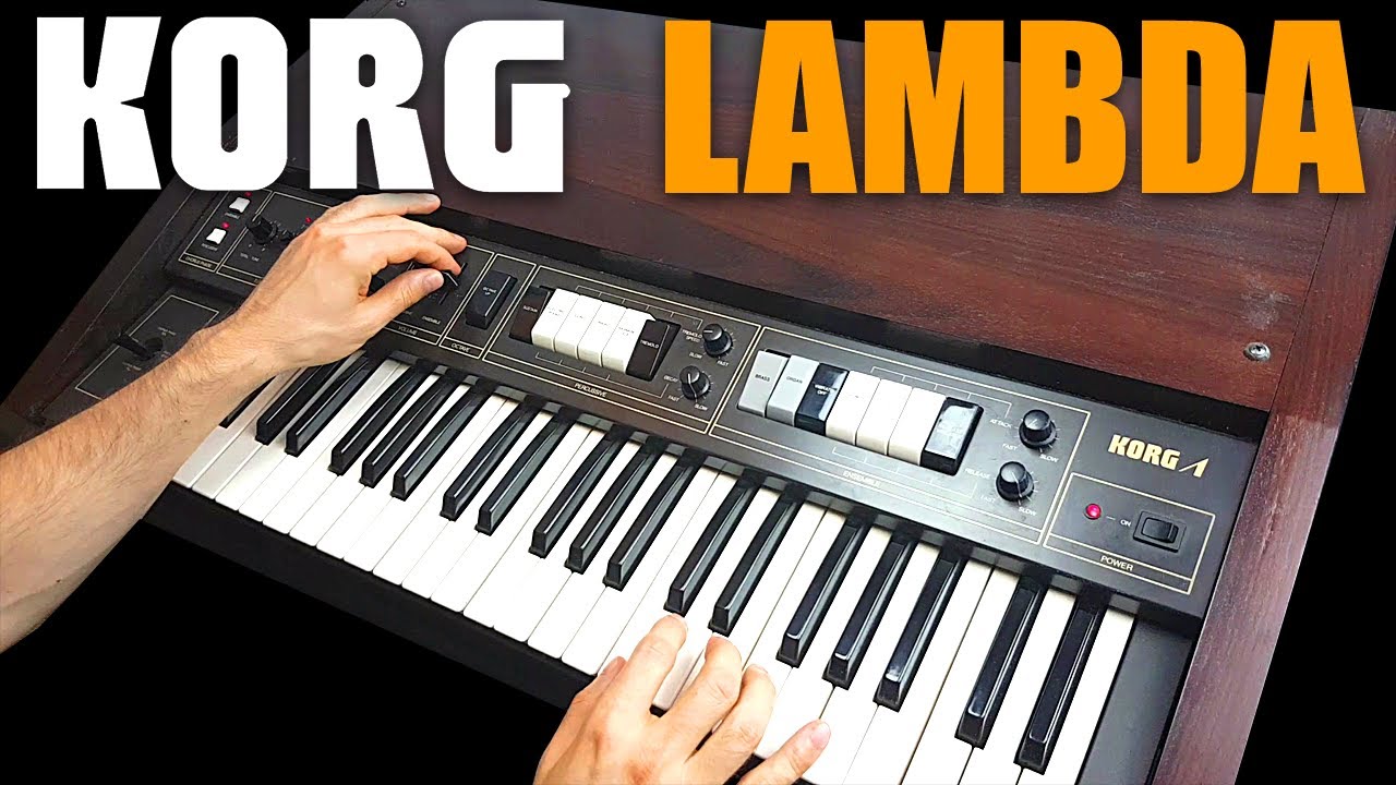 KORG LAMBDA — Обзор синтезатора, звуки и демо | Аналоговый струнный синтезатор