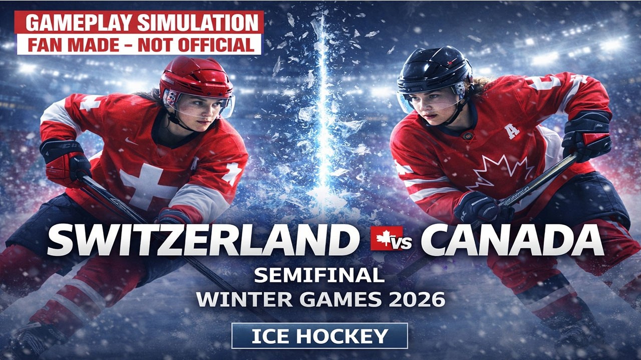 Switzerland vs Canada (Women) | Semifinal | Winter Games 2026 | Gameplay Simulation