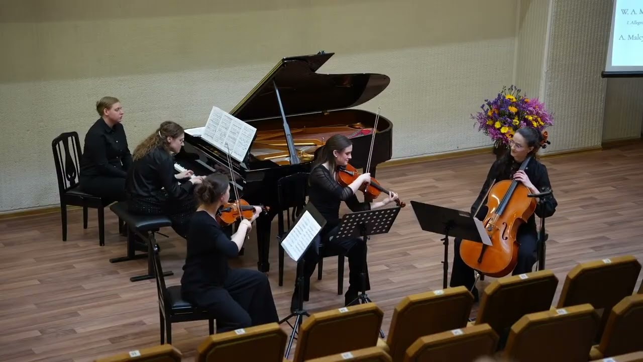 Piano Quartet Evara | W. A. Mozart, A. Malcys | Stasys Vainiūnas Competition 2026 (I Round)