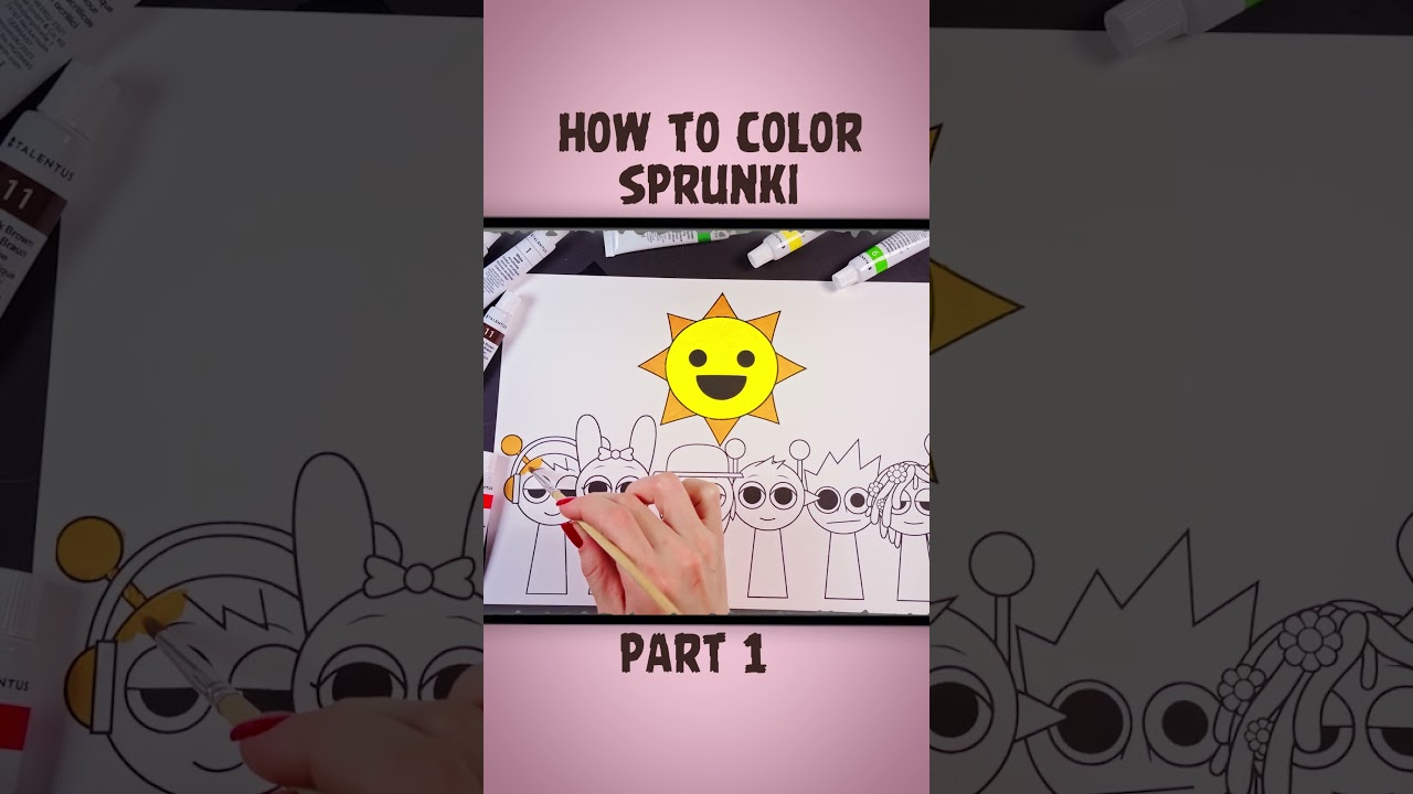 Incredibox Sprunki New Coloring Pages🎨 | How to Color  Incredibox Sprunki | part 1