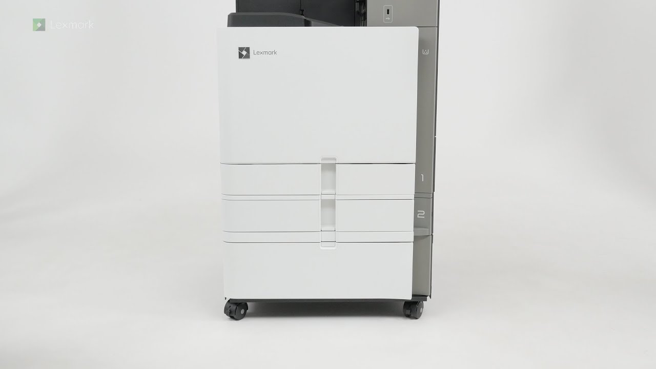 CS963—Setting up the printer with a cabinet