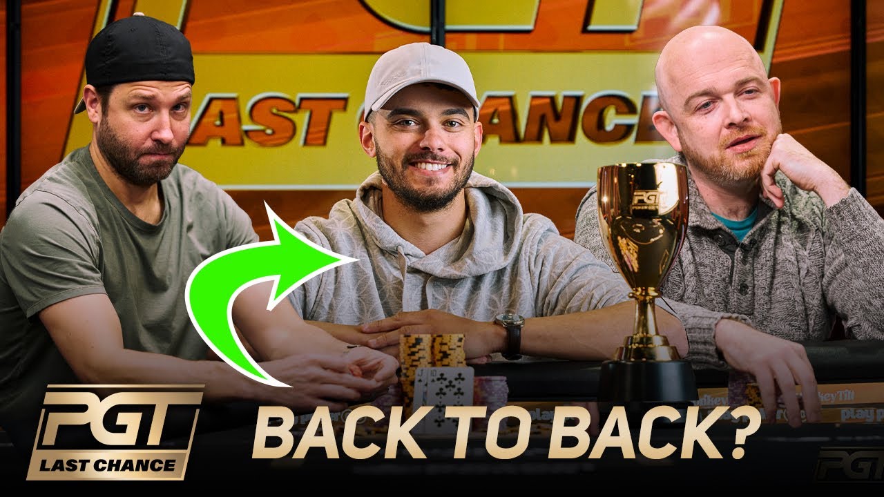 Brandon Wilson Faces Jeremy Ausmus & Dylan Linde in Back-to-Back Quest at PGT Last Chance!