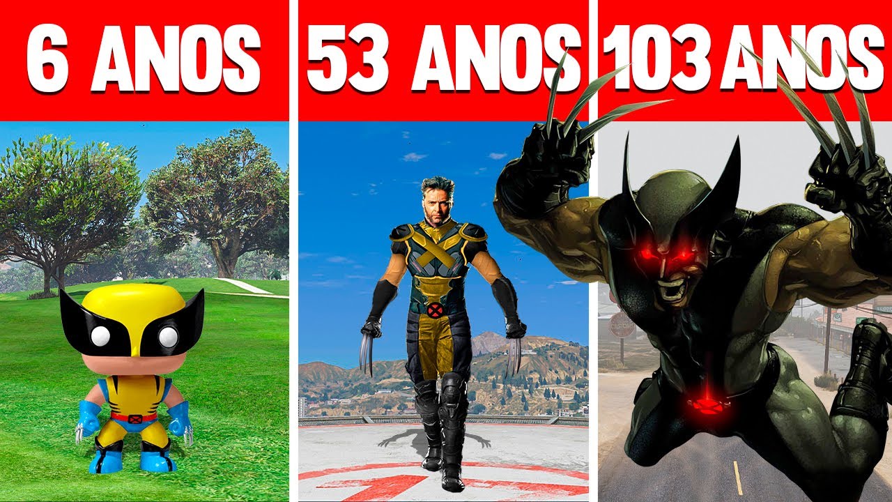 SOBREVIVENDO 103 ANOS COMO WOLVERINE NO GTA 5