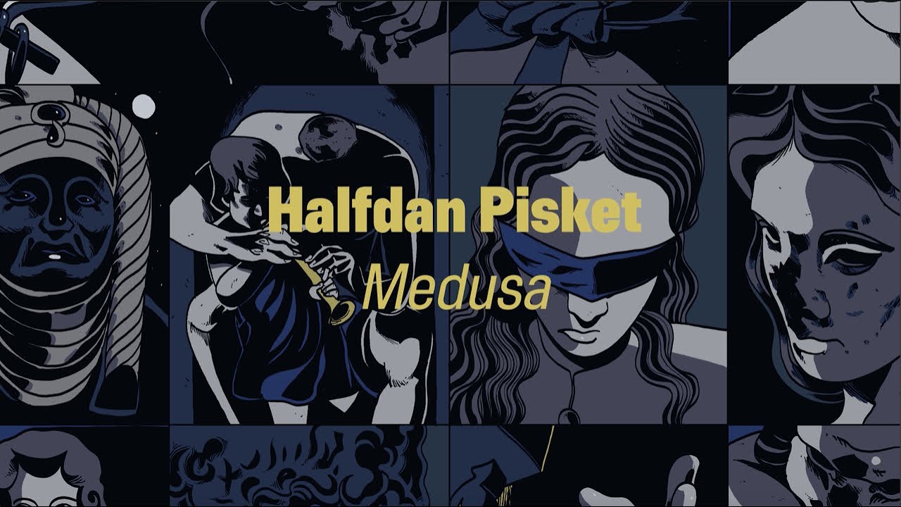 Tegneserier på Den Kgl. Afstøbningssamling: Halfdan Pisket fortolker Medusa