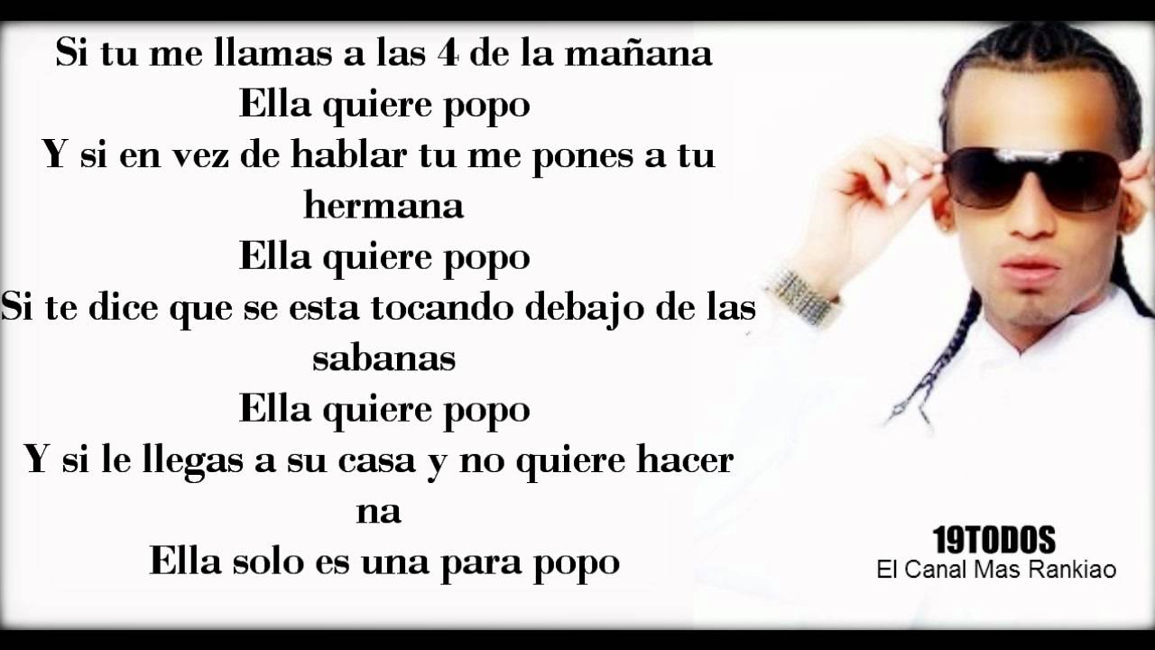 Ella Quiere Popo (Letra) Arcangel Ft Ñejo y Dalmata & Lui-G (2011) HD