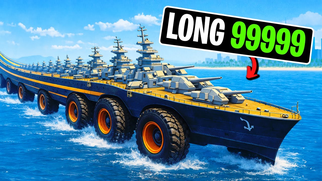 Running from Cops with Long Boat Cars