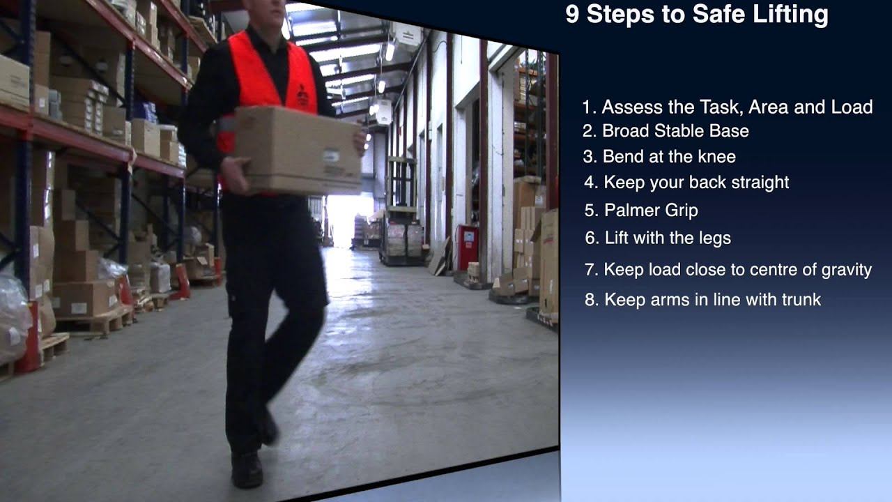 9 Steps to Safe Manual Handling Lifting