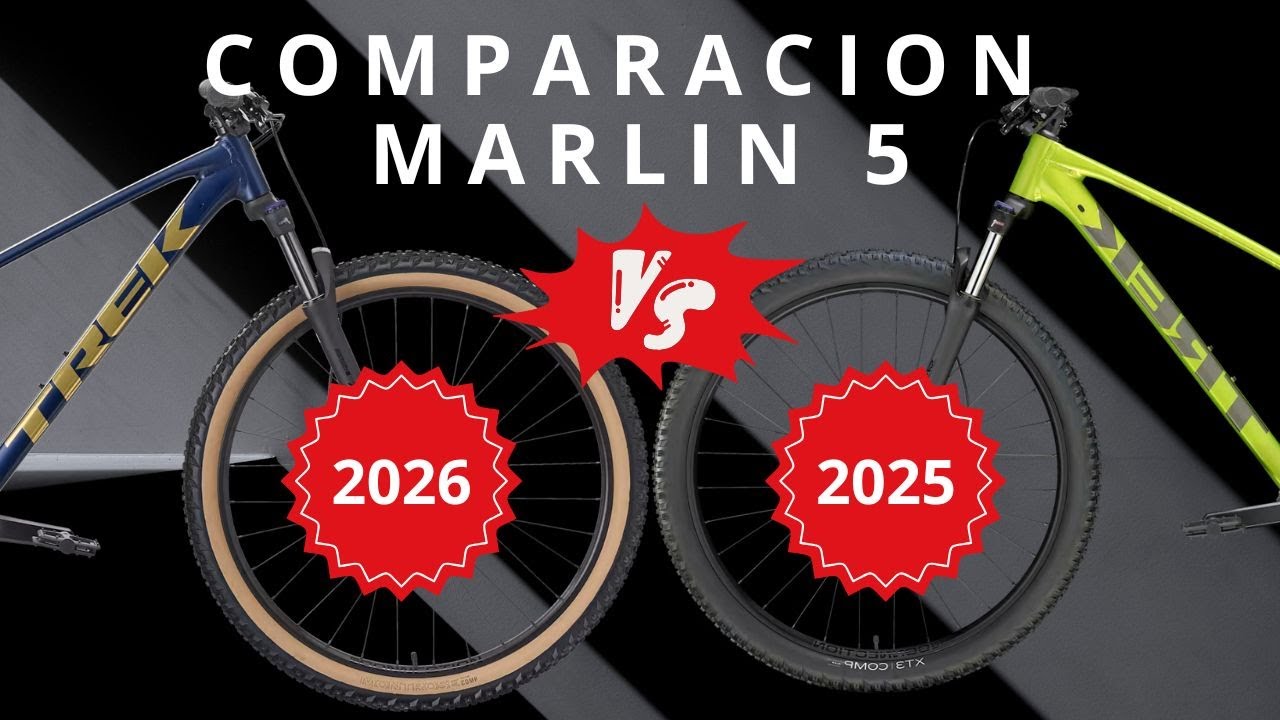Comparativa Trek Marlin 5 2026 VS Trek Marlin 5 2025 ¿Valdra la pena cambiar?