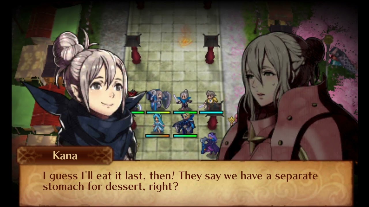 Fire Emblem Fates - Kana & Effie conversation - Hoshidan Festival of Bonds DLC