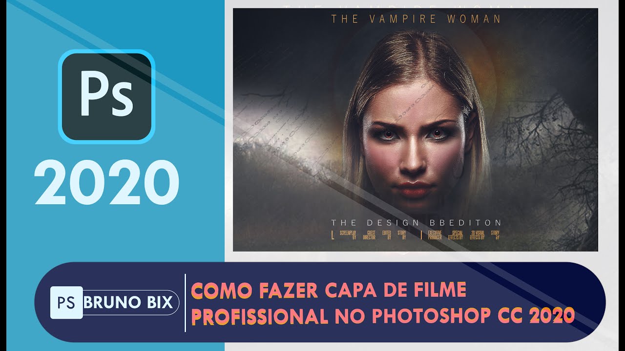 COMO FAZER CAPA DE FILME PROFISSIONAL NO PHOTOSHOP CC 2020