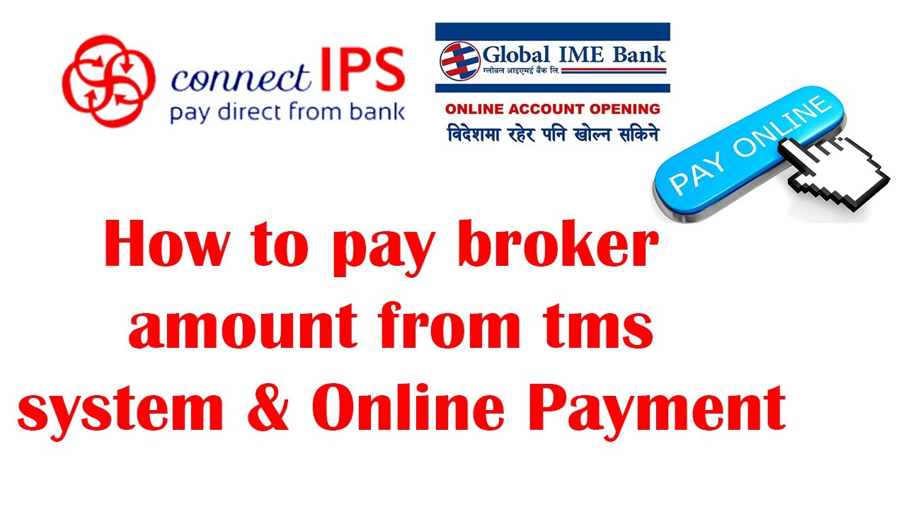 How to pay broker amount from tms system | Online Payment