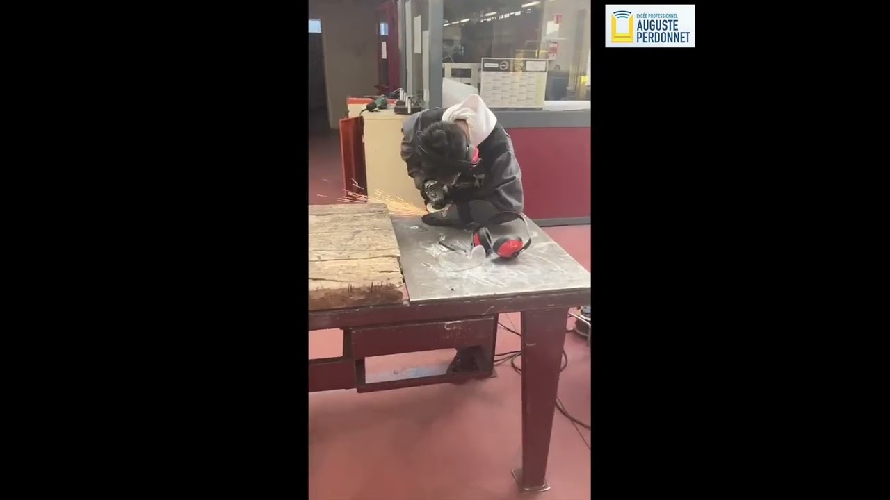 Une journée en CAP métallerie au lycée professionnel Auguste Perdonnet.