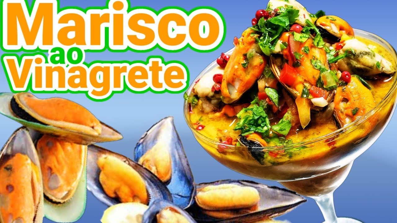 Marisco Ao VINAGRETE| Mexilhões REFOGADOS No Vinho| RECEITA Fácil