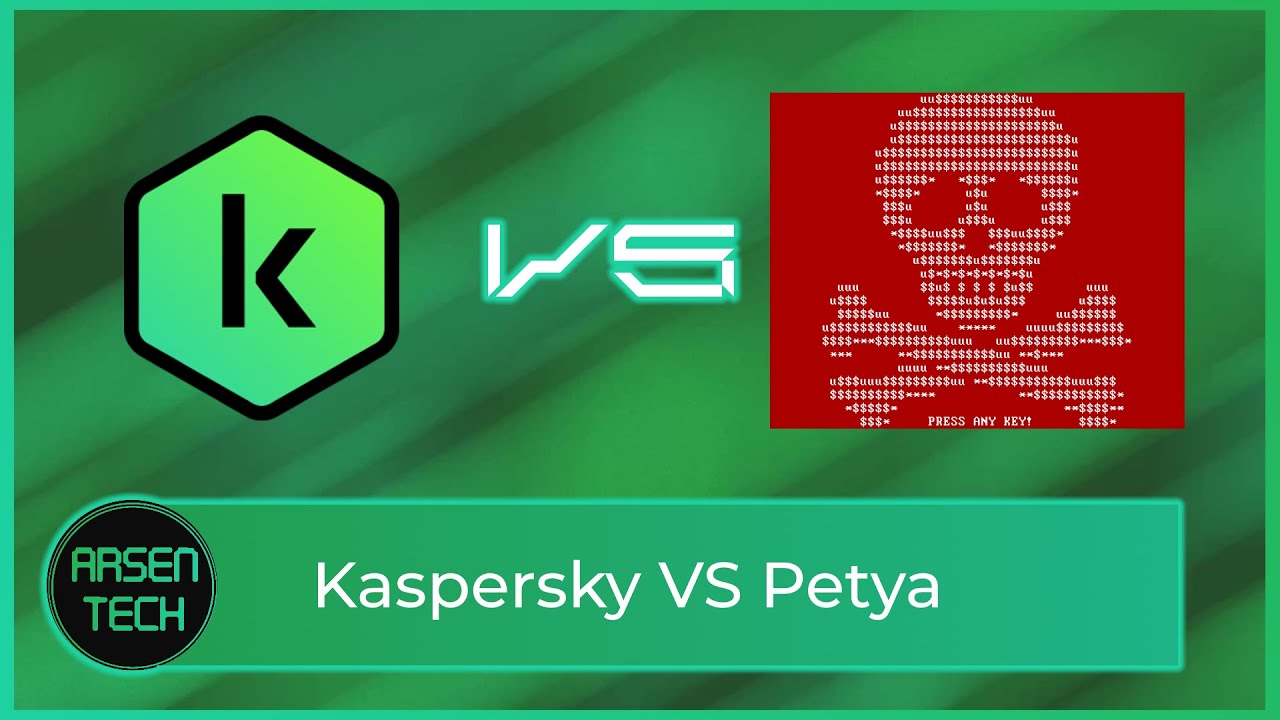 Kaspersky Antivirus VS The Petya.exe Ransomware | Antivirus Test