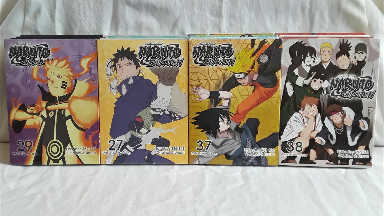 Unboxing Naruto Shippuden Complete Anime Series