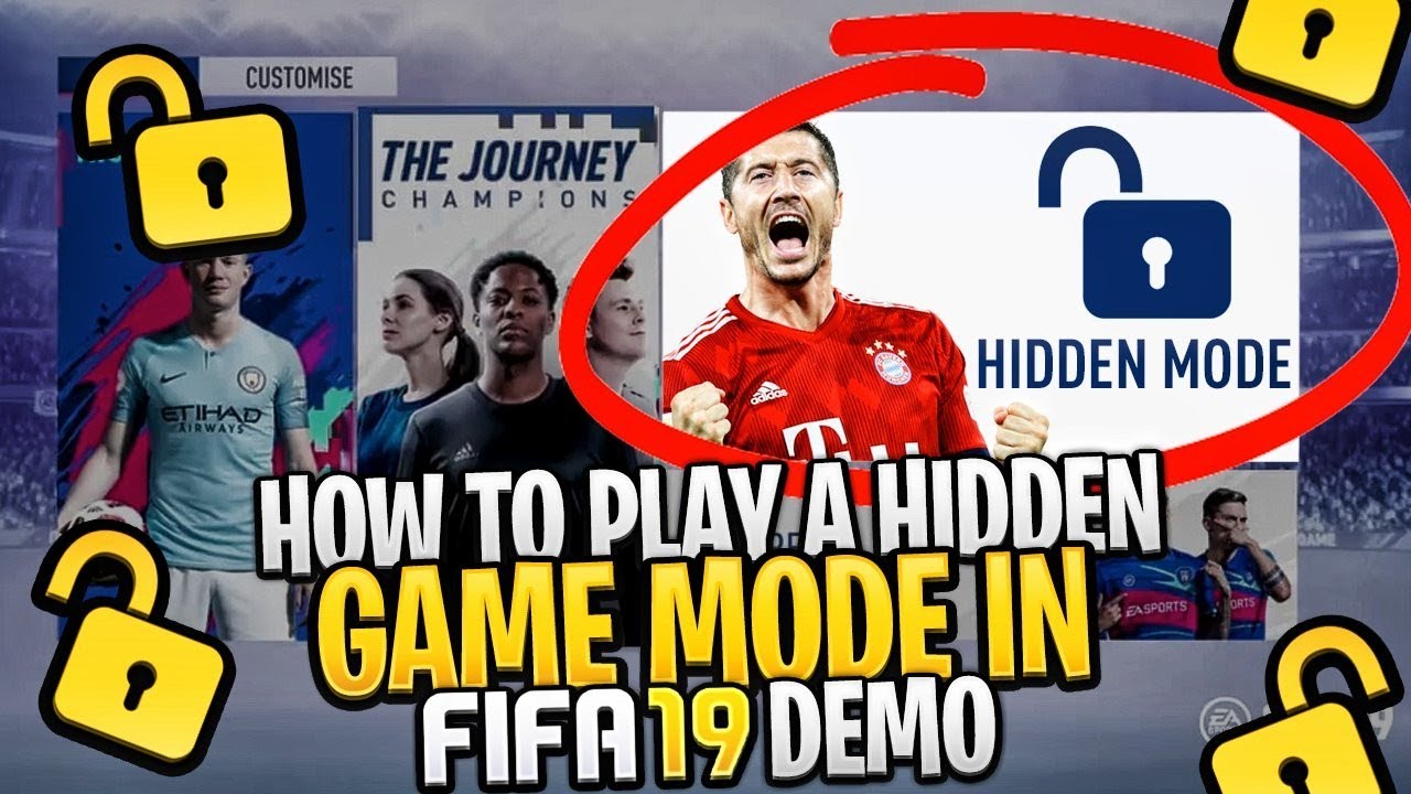 FIFA 19 DEMO HIDDEN GAME MODE - HOW TO PLAY A HIDDEN GAME MODE  in FIFA 19 !!!