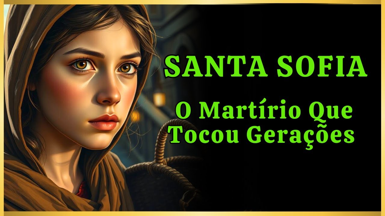 ✝️O Mart&iacute;rio Que Tocou Gera&ccedil;&otilde;es &ndash; A Hist&oacute;ria de Santa Sofia A cruz foi sua maior vit&oacute;ria!💞