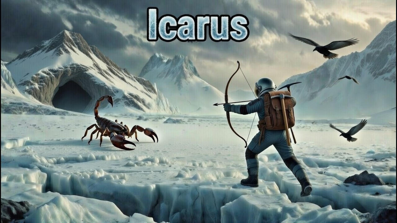 Icarus Ep. 16: Icy Hellscape! Giant Arctic Scorpion Ambush & Vicious Bird Swarms in Resource Quest!