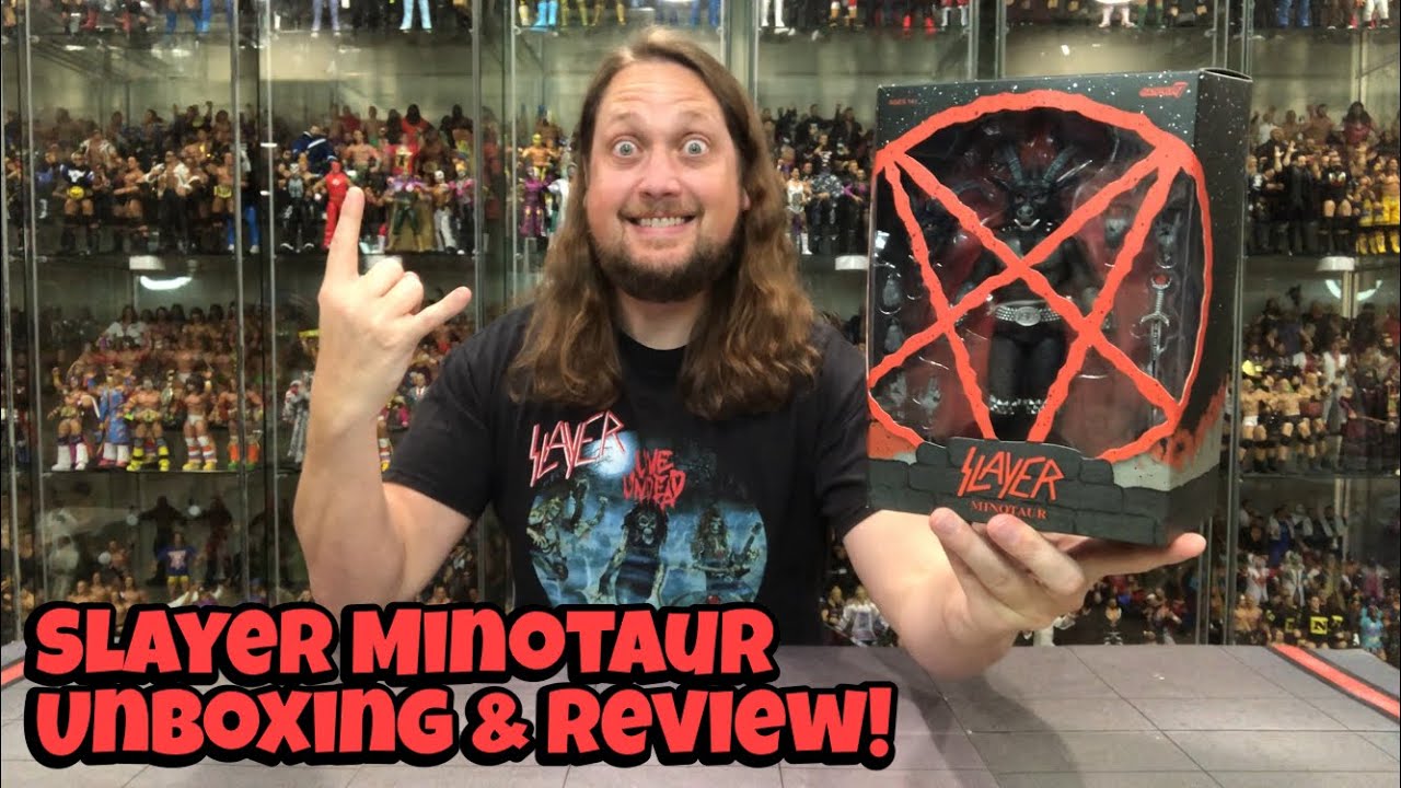 Slayer Minotaur Black Version Super 7 Unboxing & Review!