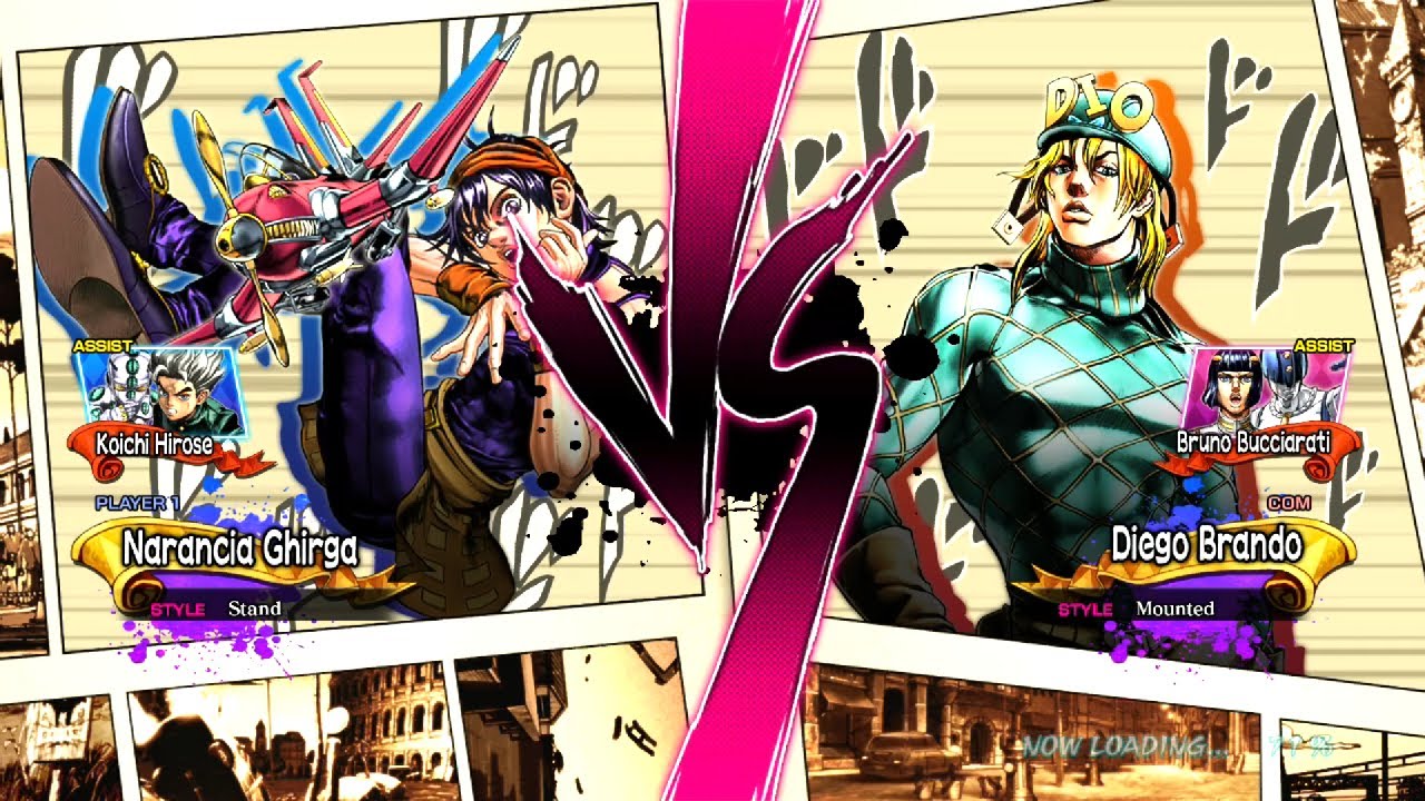 NARANCIA GHIRGA vs DIEGO BRANDO (Hardest Difficulty) JoJo's All-Star Battle R