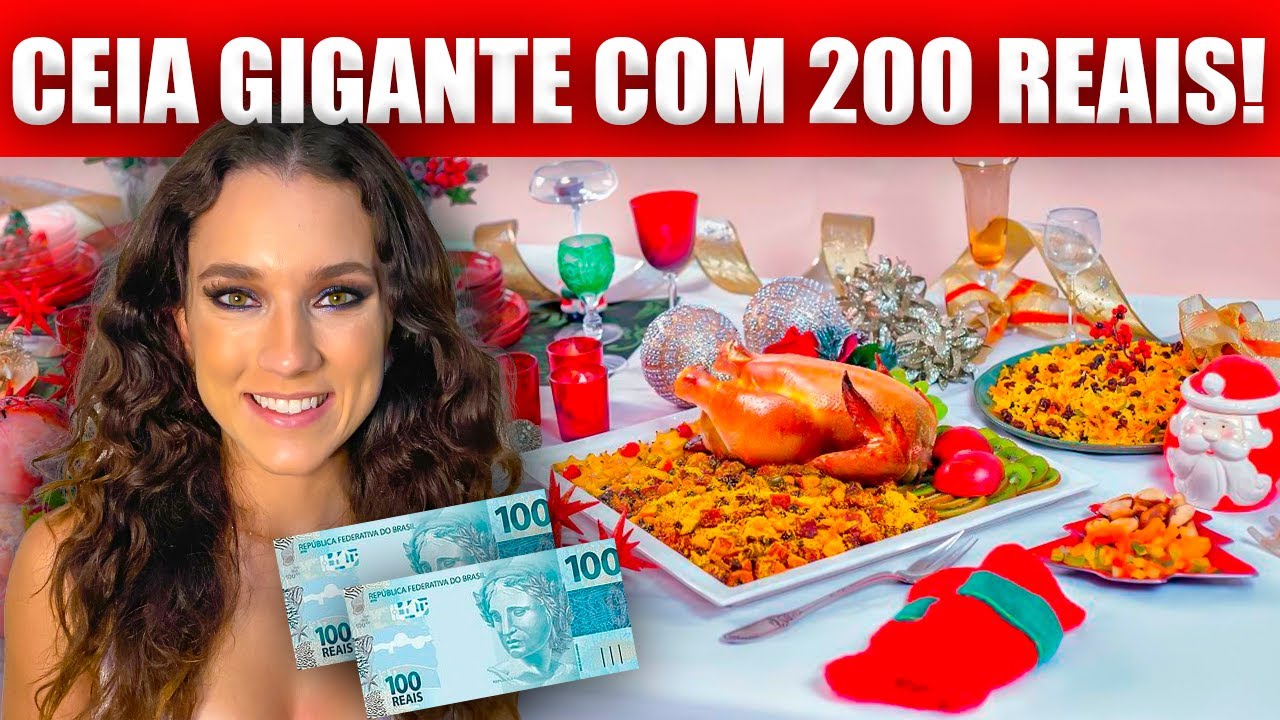 CEIA DE NATAL GIGANTESCA COM 200 REAIS!!!