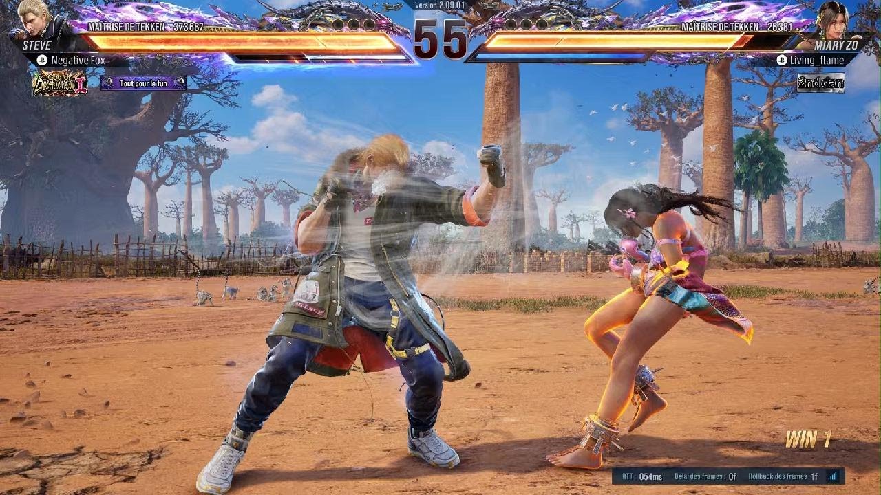 TEKKEN8_SuperBoy( STEVE )_Vs_LivingFlame( MIARY ZO )_Season2