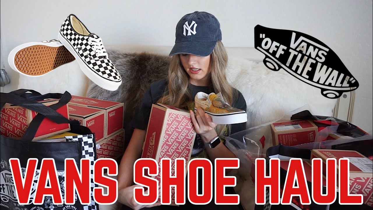 VANS SHOE HAUL 🔥👟