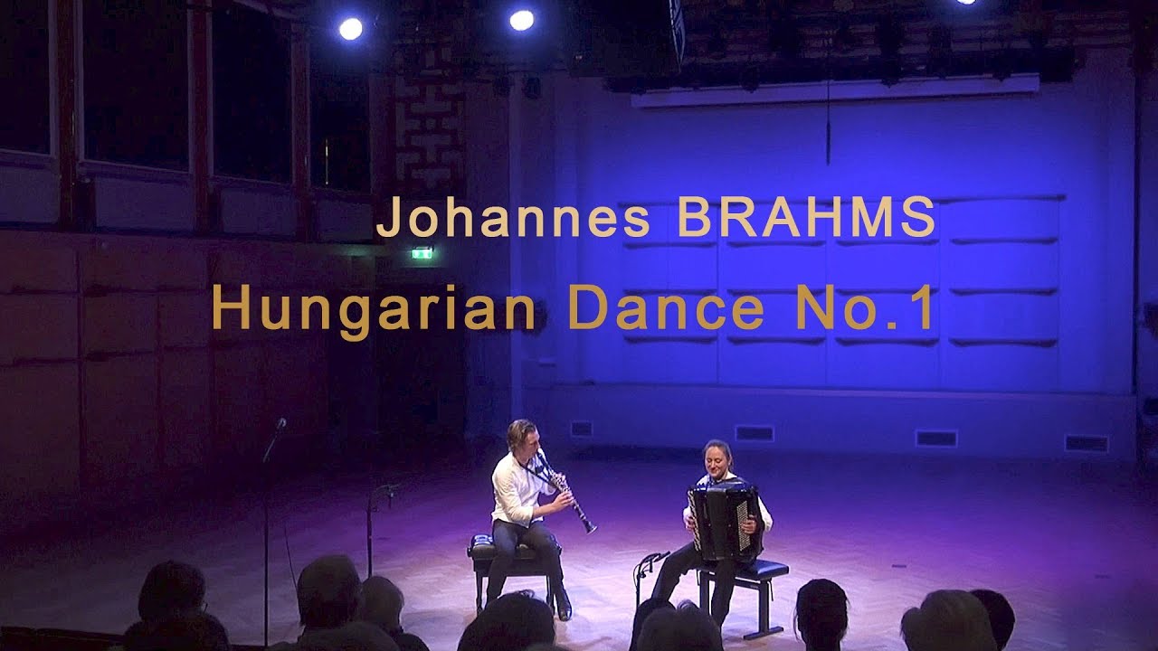 Brahms: Hungarian Dance 1 CLARINET & ACCORDION Magnus Holmander Irina Serotyuk Dragspel Серотюк
