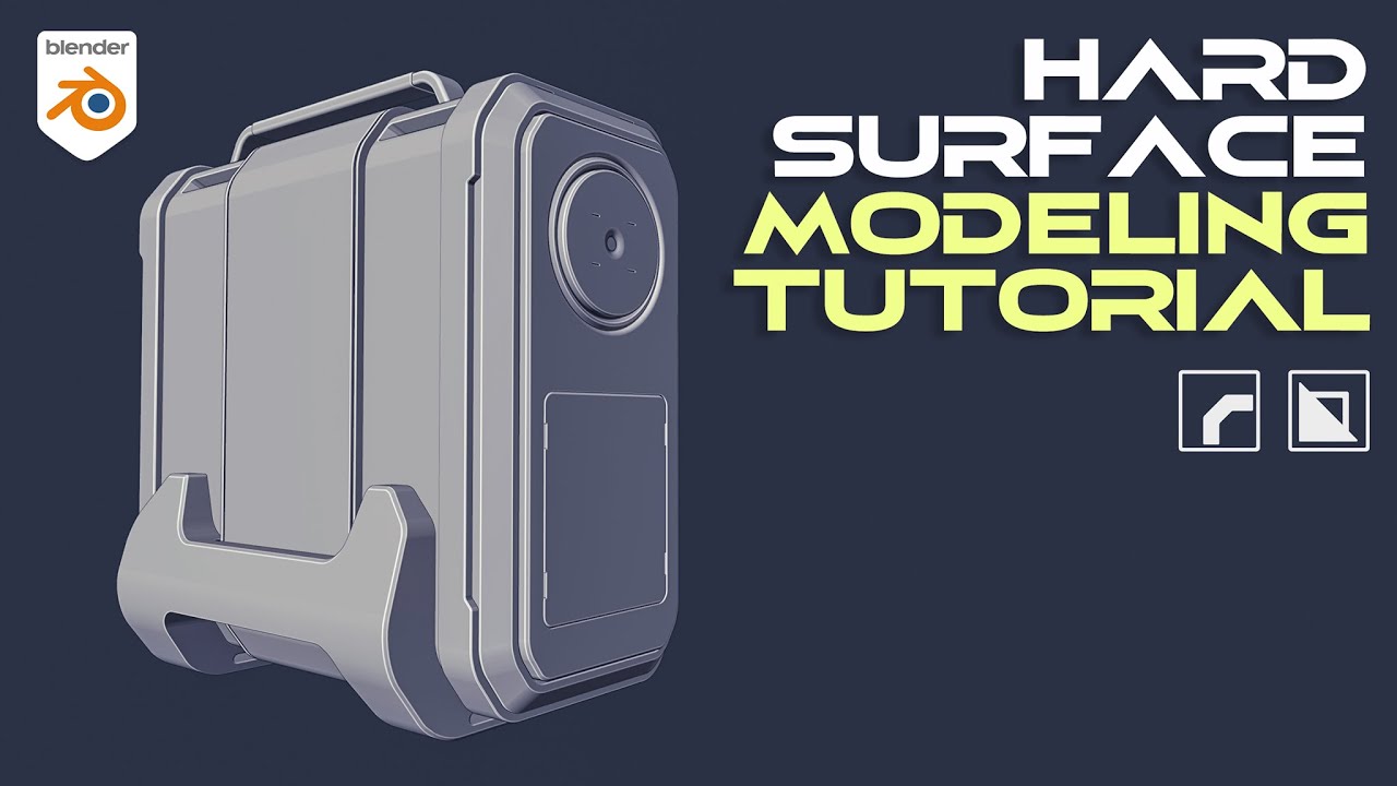Hard Surface Modeling Tutorial for Blender - with HardOPS, Boxcutter and Mesh Machine.