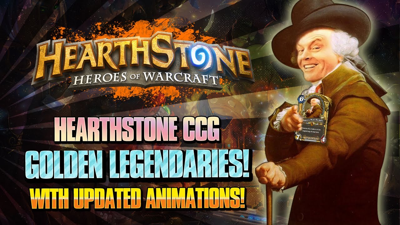Hearthstone: ALL 'Expert' Golden Legendary Cards! w/Updated Animations!