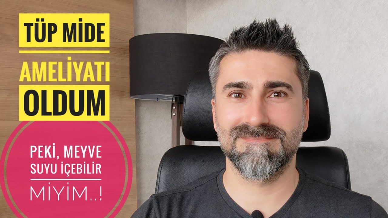 TÜP MİDE sonrasında MEYVE SUYU içebilir miyim..? (Obezite cerrahisi, gastrik bypass)