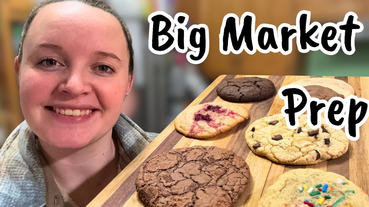 Making 5 DIFFERENT cookies for market! 