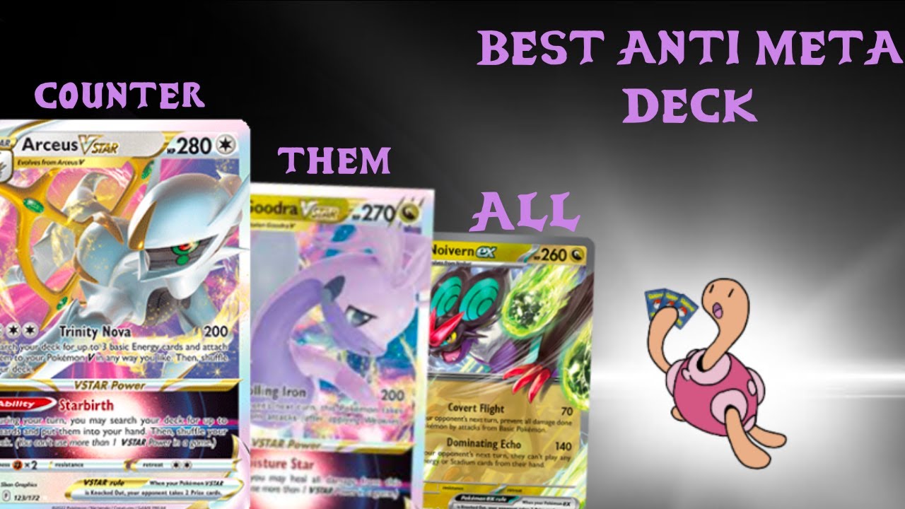 Arceus is A MENACE! Rogue/Anti Meta Deck with Goodra and Noivern! Twilight Masquerade PTCGL