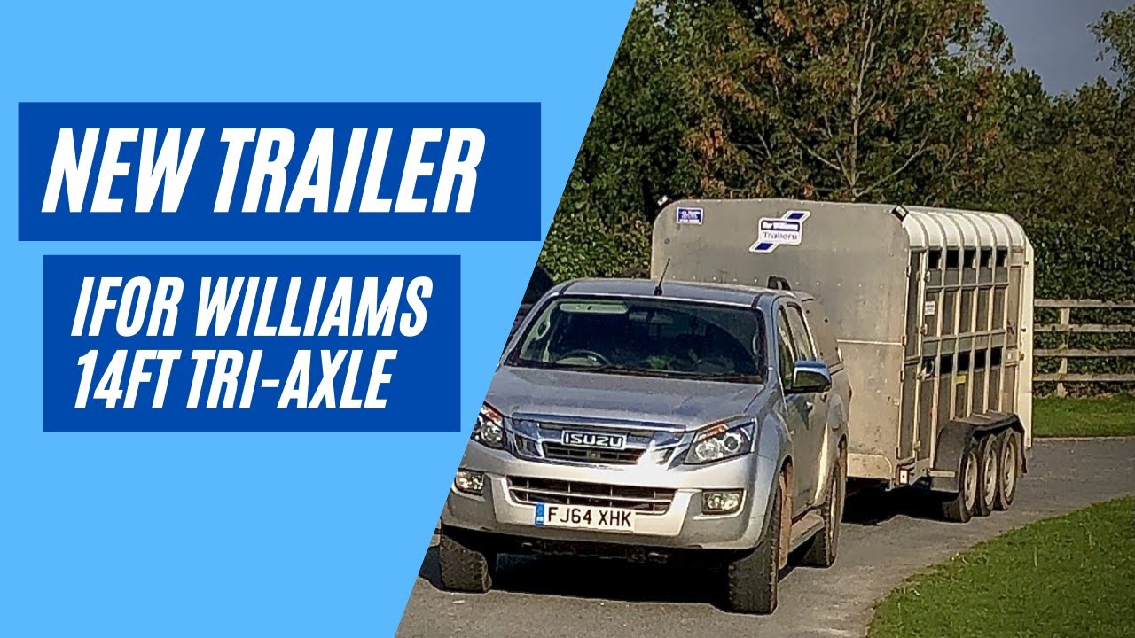 NEW ?! IFOR WILLIAMS 14FT TRI-AXLE TRAILER