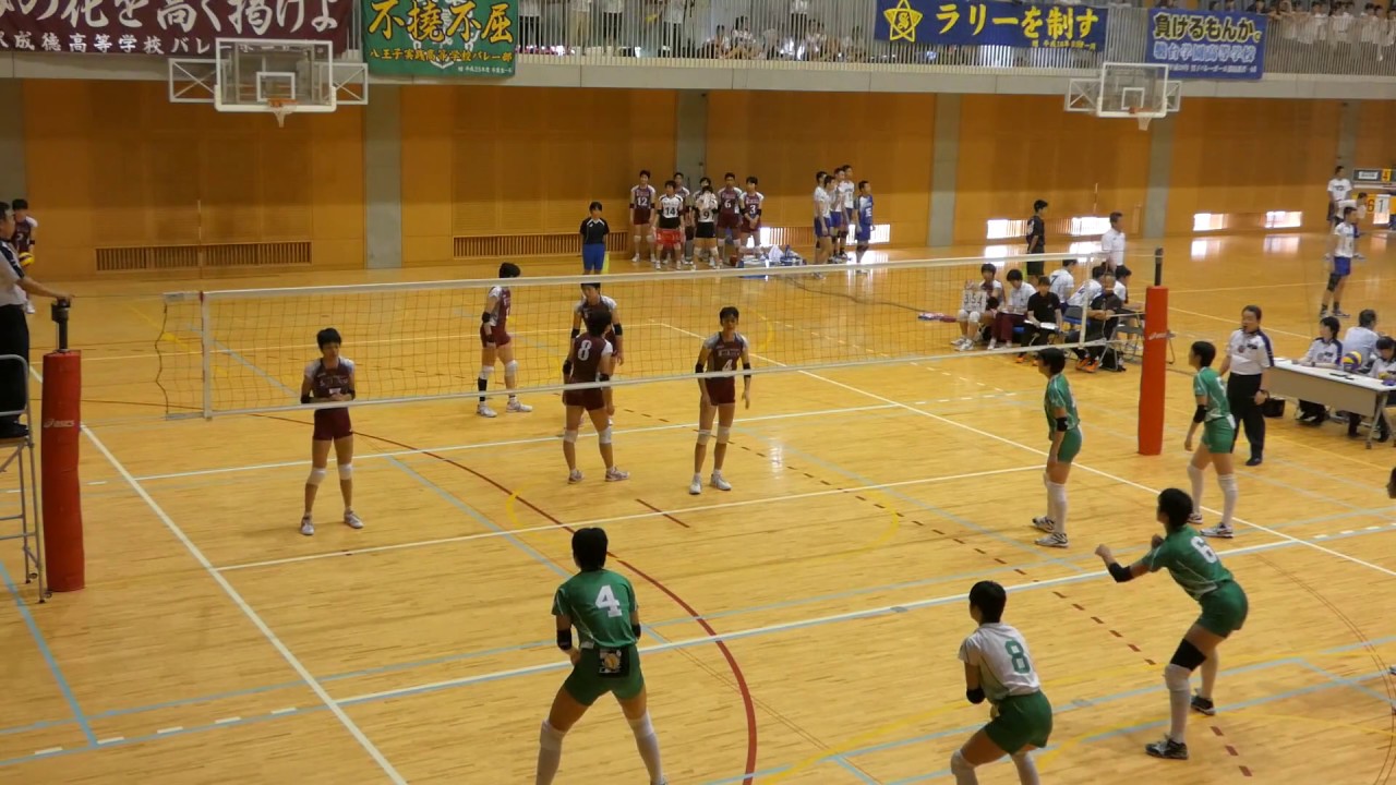 [決勝] 下北沢成徳 - 八王子実践 東京私学大会 女子バレーボール 2017年8月22日(火)