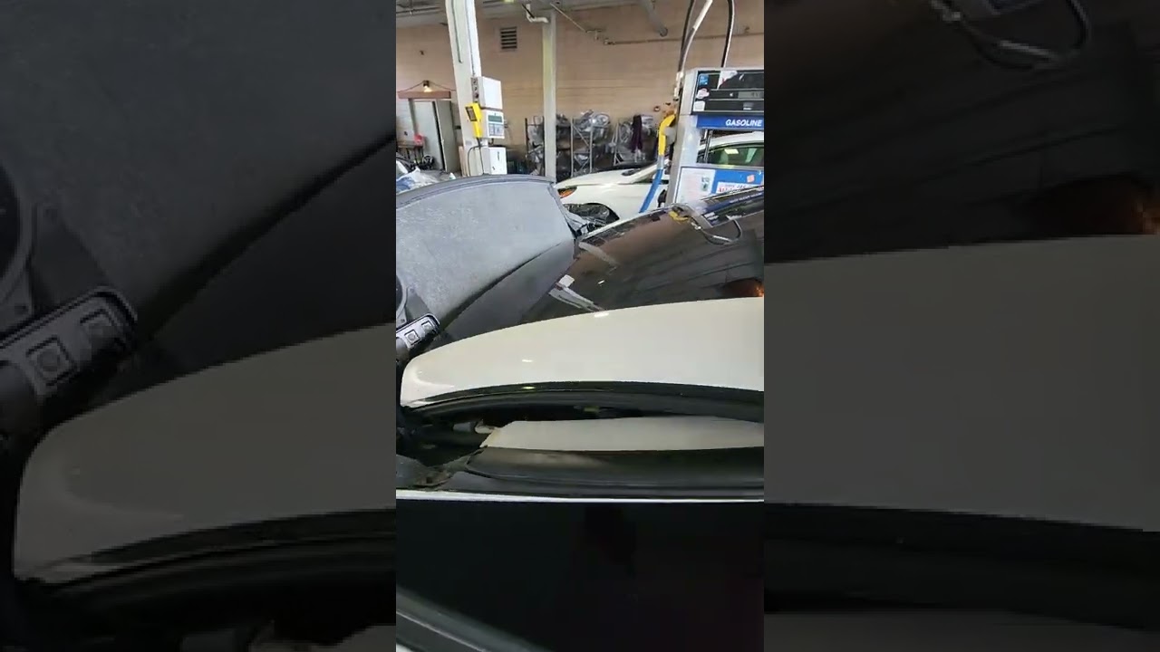 2022 Mercedes SL450 convertible Hard top sequence 