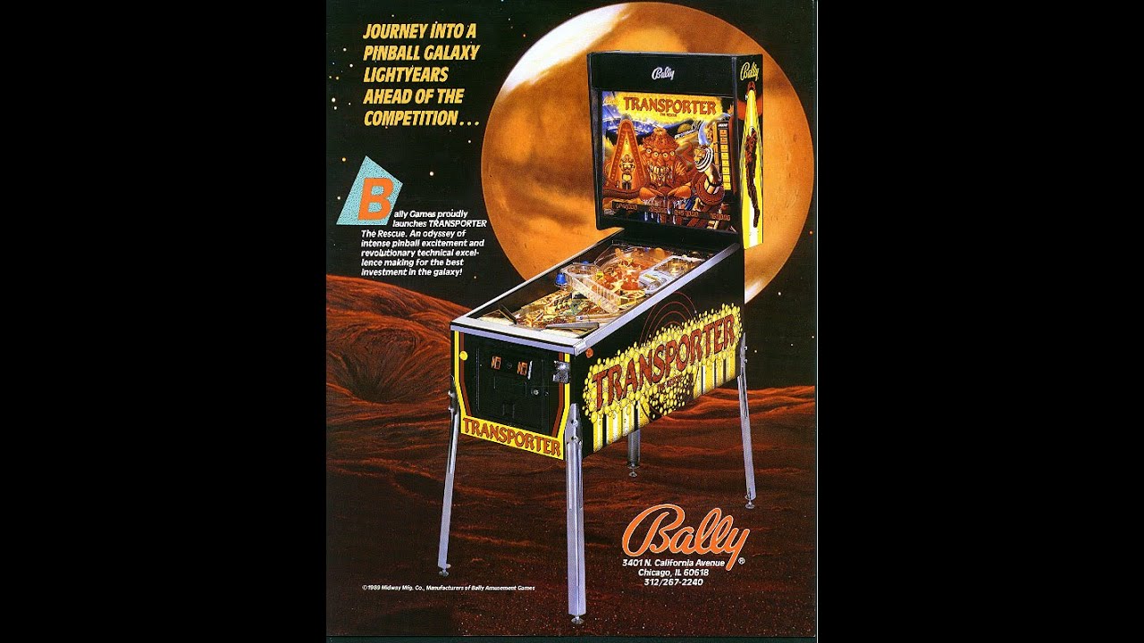 Transporter: The Rescue Pinball Soundtrack (Bally/Williams, 1989)