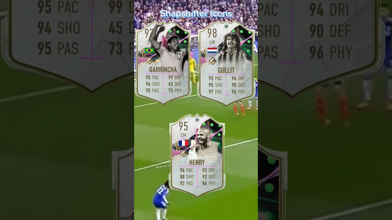 SHAPESHIFTER ICONS🥵🥵#ultimateteam #football #Henry #gullit #garrincha