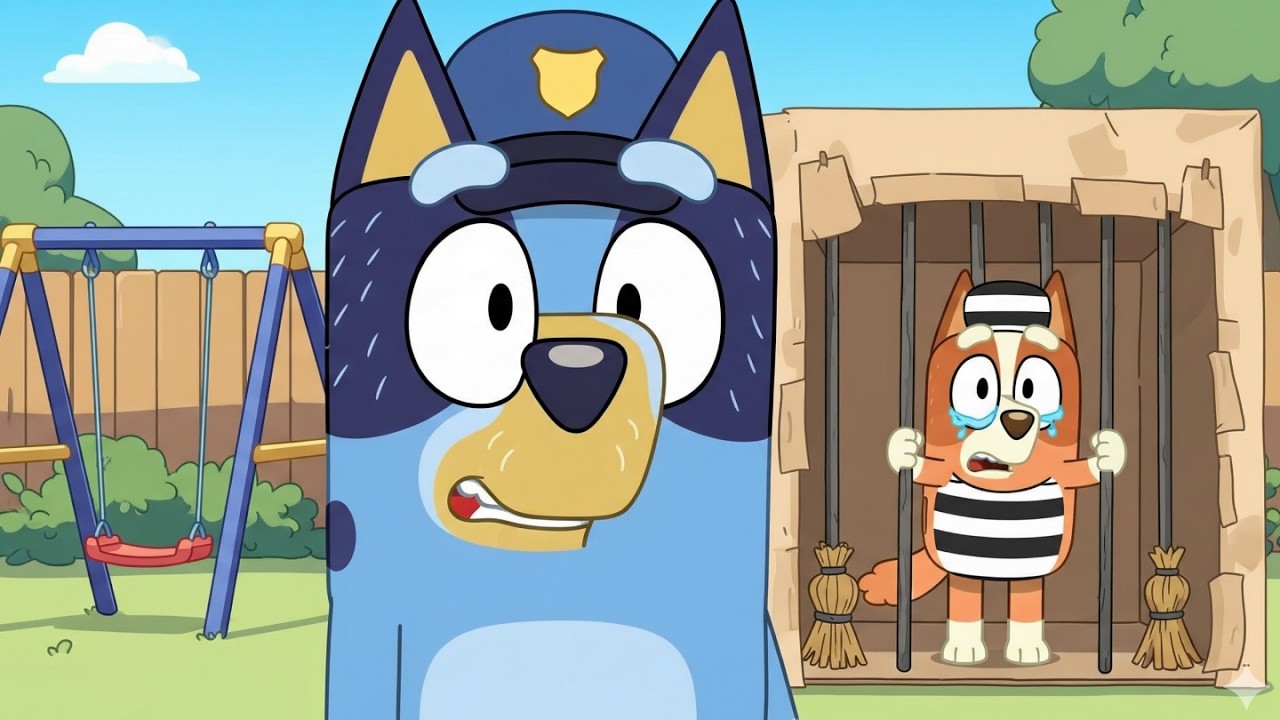 Bluey & Bingo’s BIG POLICE Chase! 💙👮