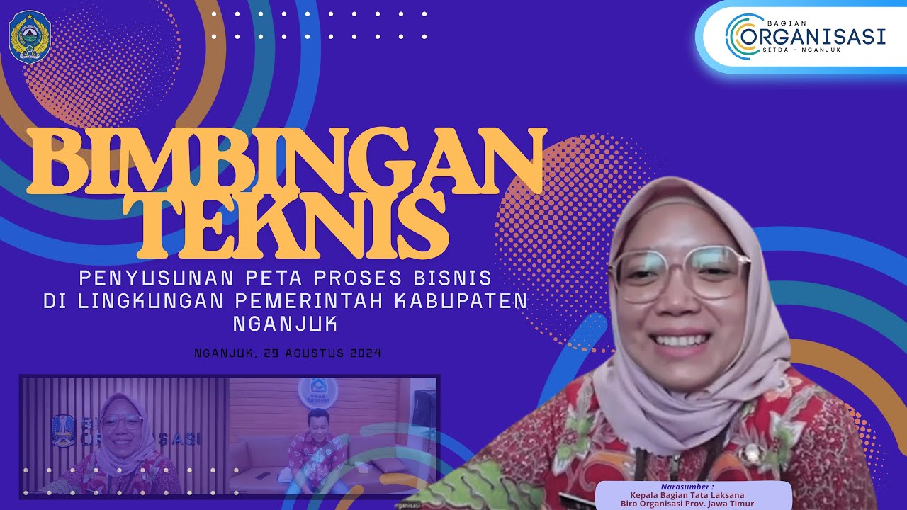 Bimbingan Teknis Penyusunan Peta Proses Bisnis di Lingkungan Pemerintah Kabupaten Nganjuk